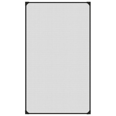 Antrasiitti magneettinen hyönteisverkko ikkunaan Fotbal 80x140cm