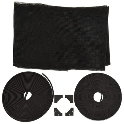 Antrasiitti magneettinen hyönteisverkko ikkunaan Fotbal 80x140cm