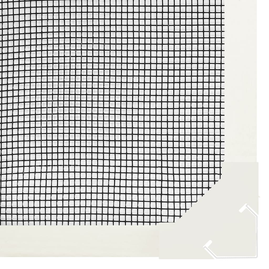 Valkoinen magneettinen hyönteisverkko ikkunaan Fotbal 80x120cm