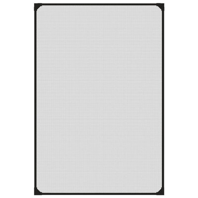 Antrasiitti magneettinen hyönteisverkko ikkunaan Fotbal 80x120cm