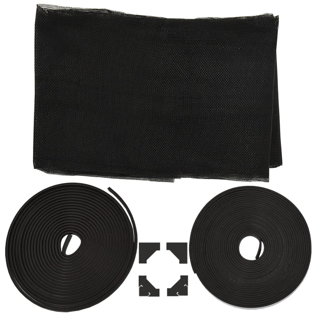 Antrasiitti magneettinen hyönteisverkko ikkunaan Fotbal 80x120cm