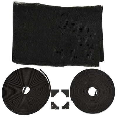 Antrasiitti magneettinen hyönteisverkko ikkunaan Fotbal 80x120cm