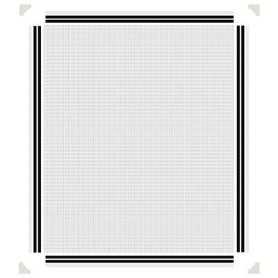 Valkoinen magneettinen hyönteisverkko ikkunaan Fotbal 100x120cm