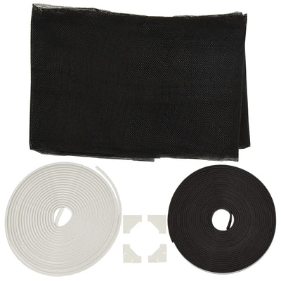 Valkoinen magneettinen hyönteisverkko ikkunaan Fotbal 100x120cm