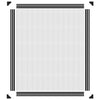 Antrasiitti magneettinen hyönteisverkko ikkunaan Fotbal 100x120cm