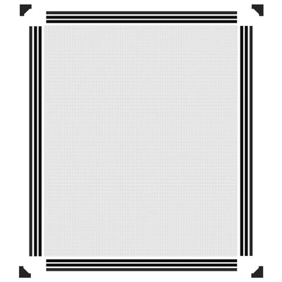 Antrasiitti magneettinen hyönteisverkko ikkunaan Fotbal 100x120cm