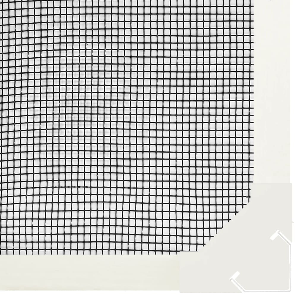 Valkoinen magneettinen hyönteisverkko ikkunaan Fotbal 120x140cm