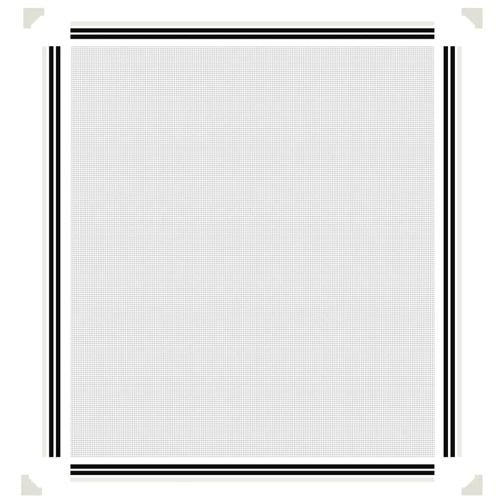 Valkoinen magneettinen hyönteisverkko ikkunaan Fotbal 120x140cm