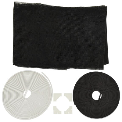 Valkoinen magneettinen hyönteisverkko ikkunaan Fotbal 120x140cm