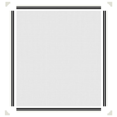 Valkoinen magneettinen hyönteisverkko ikkunaan Fotbal 130x150cm