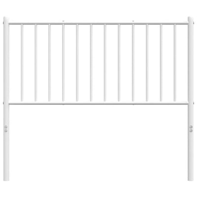 Valkoinen metallinen sängynpääty Smil 100cm