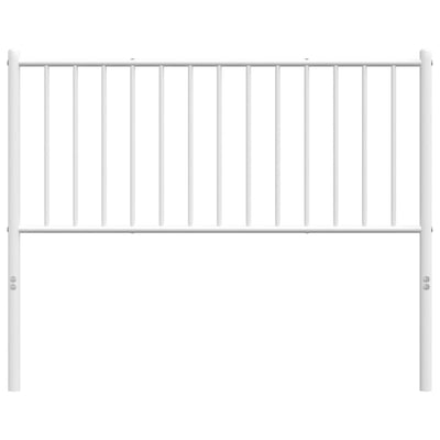 Valkoinen metallinen sängynpääty Smil 107cm