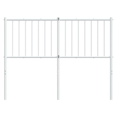 Valkoinen metallinen sängynpääty Smil 120cm