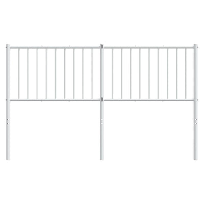 Valkoinen metallinen sängynpääty Smil 150cm