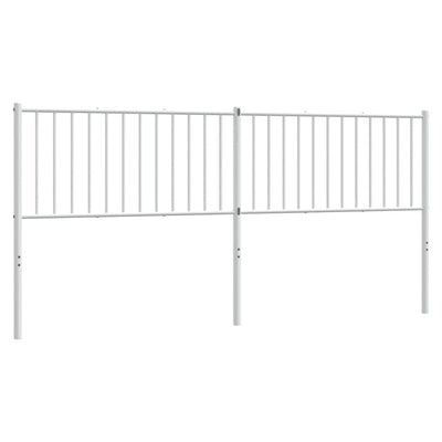 Valkoinen metallinen sängynpääty Smil 193cm