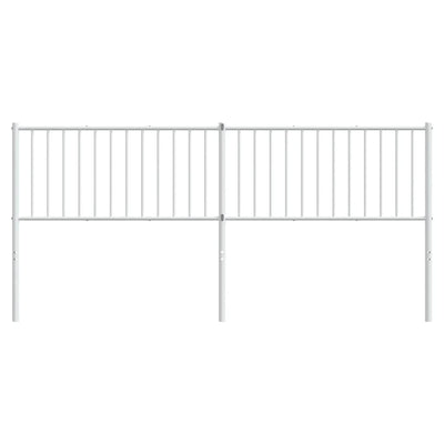 Valkoinen metallinen sängynpääty Smil 193cm