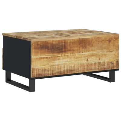 Sohvapöytä 80x54x40 cm täysi mangopuu ja tekninen puu