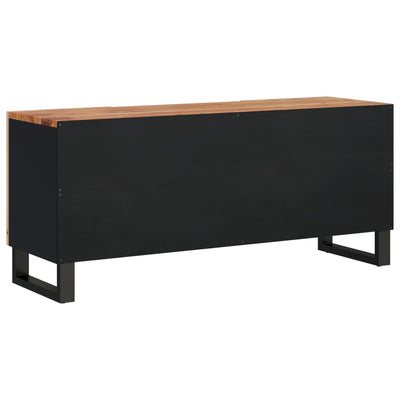TV-taso 105x33,5x46 cm täysi akasiapuu ja tekninen puu