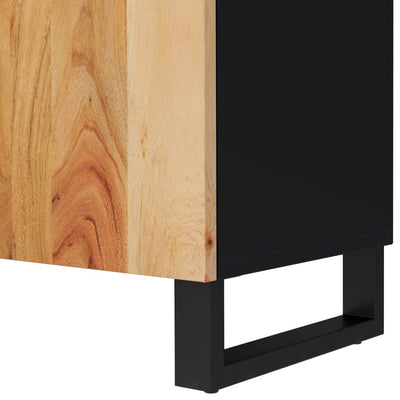 TV-taso 105x33,5x46 cm täysi akasiapuu ja tekninen puu