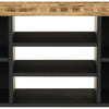 TV-taso 100x33x46 cm täysi mangopuu ja tekninen puu
