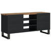 TV-taso 100x33x46 cm täysi mangopuu ja tekninen puu