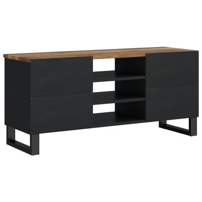 TV-taso 100x33x46 cm täysi mangopuu ja tekninen puu