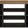 TV-taso 100x33x46 cm täysi mangopuu ja tekninen puu
