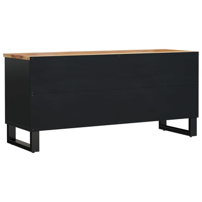 TV-taso 100x33x46 cm täysi akasiapuu ja tekninen puu