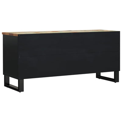 TV-taso 100x33x46 cm kierrätetty täyspuu ja tekninen puu