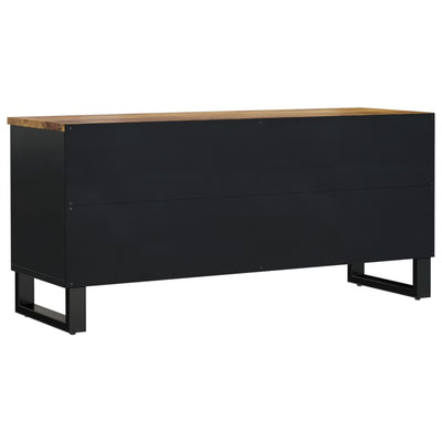 TV-taso 100x33x46 cm täysi mangopuu ja tekninen puu
