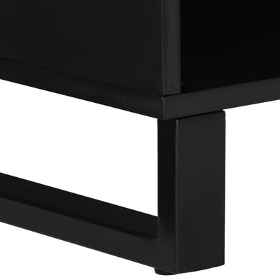 TV-taso 80x33x46 cm täysi akasiapuu ja tekninen puu