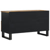 TV-taso 80x33x46 cm täysi mangopuu ja tekninen puu