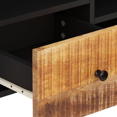 TV-taso 100x33x46 cm täysi mangopuu ja tekninen puu