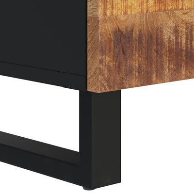 TV-taso 100x33x46 cm täysi mangopuu ja tekninen puu
