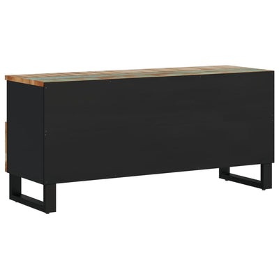 TV-taso 100x33x46 cm kierrätetty täyspuu ja tekninen puu