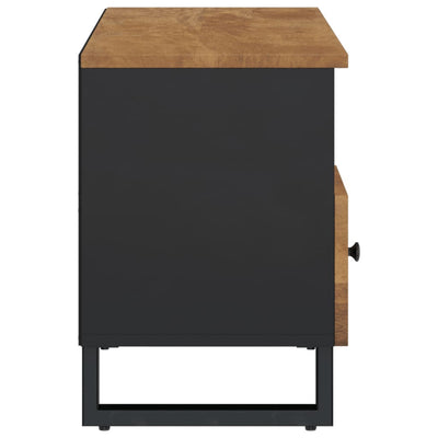 TV-taso 100x33x46 cm täysi mangopuu ja tekninen puu
