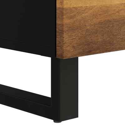 TV-taso 100x33x46 cm täysi mangopuu ja tekninen puu