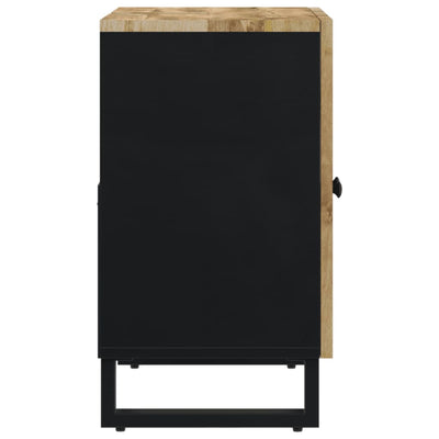 Pesuallaskaappi 62x33x58 cm täysi mangopuu ja tekninen puu