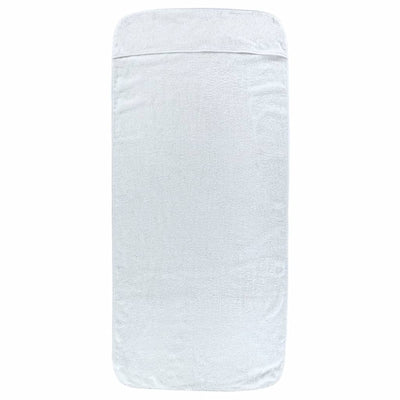 Rantapyyhkeet 2 kpl valkoinen 75x200 cm kangas 400 GSM