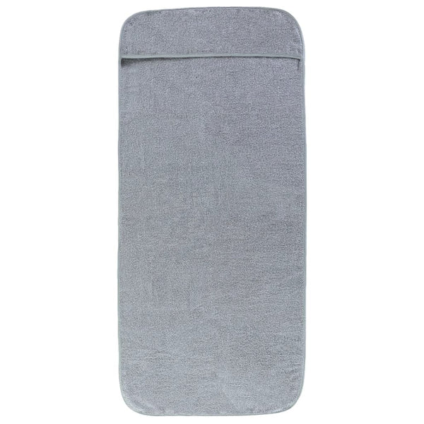Harmaa rantapyyhkeet Kazuo 60x135cm (2 kpl kangas 400 gsm)