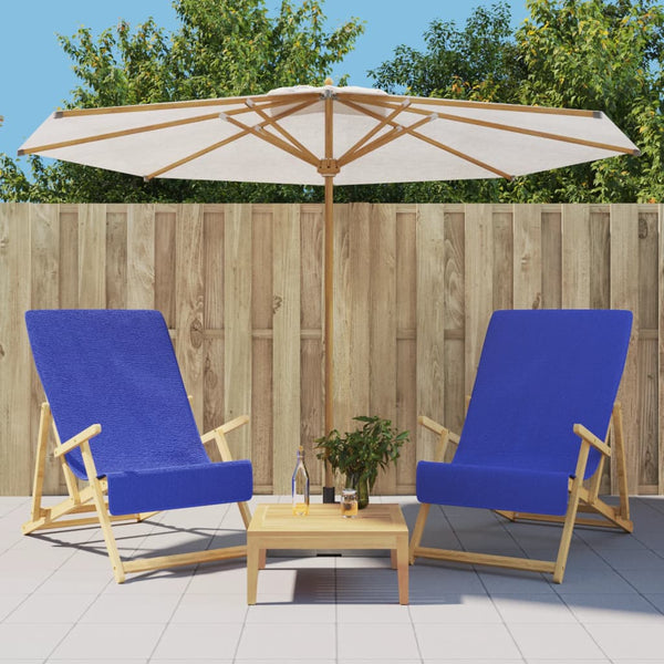 Syvänsininen rantapyyhkeet Kazuo 60x135cm (2 kpl kangas 400 gsm)