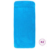 Rantapyyhkeet 2 kpl turkoosi 60x135 cm kangas 400 GSM
