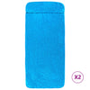 Rantapyyhkeet 2 kpl turkoosi 75x200 cm kangas 400 GSM
