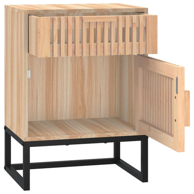 Yöpöydät 2 kpl 40x30x55,5 cm tekninen puu ja rauta