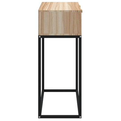 Konsolipöytä 80x30x75 cm tekninen puu ja rauta