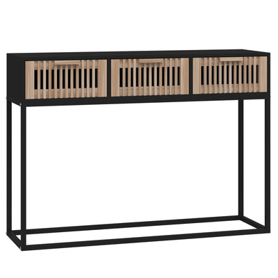Konsolipöytä 105x30x75 cm tekninen puu ja rauta