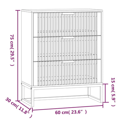 Senkki 60x30x75 cm tekninen puu