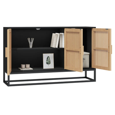 Senkki musta 105x30x65 cm tekninen puu