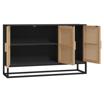 Senkki musta 105x30x65 cm tekninen puu