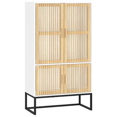Kaappi valkoinen 70x35x125 cm tekninen puu